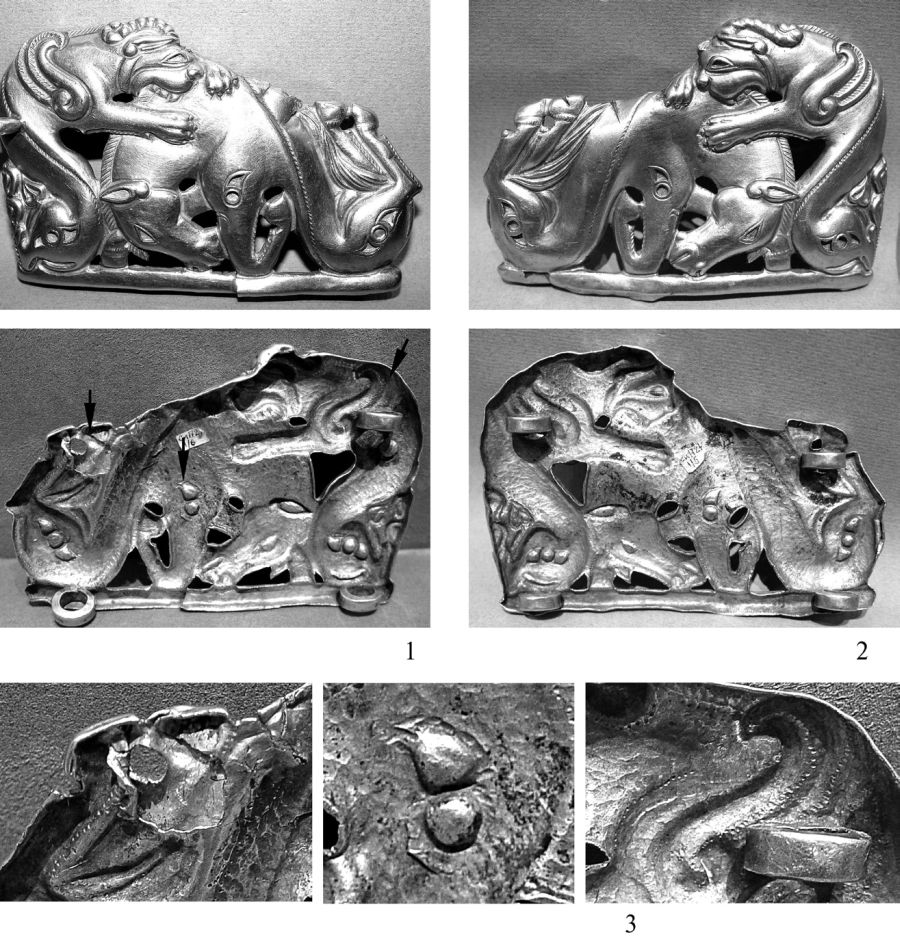 Золотые чеканные пластины из Сибирской коллекции. IV–III вв. до н. э.