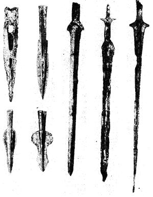 Оружие иилиоийцев в эпоху бронзы