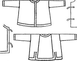 Образец короткой мужской куртки из кургана № 3. Пазырык. Ш—II вв. до н. э.