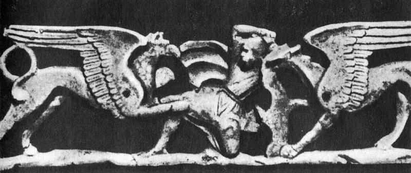 Рельеф на саркофаге из Тарента. Южная Италия. IV в. до н.э.