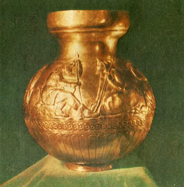 Сосуд из скифского кургана в Крыму. IV в. до н.э.